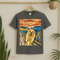 Scream Dog Painting T-Shirt thumb 2