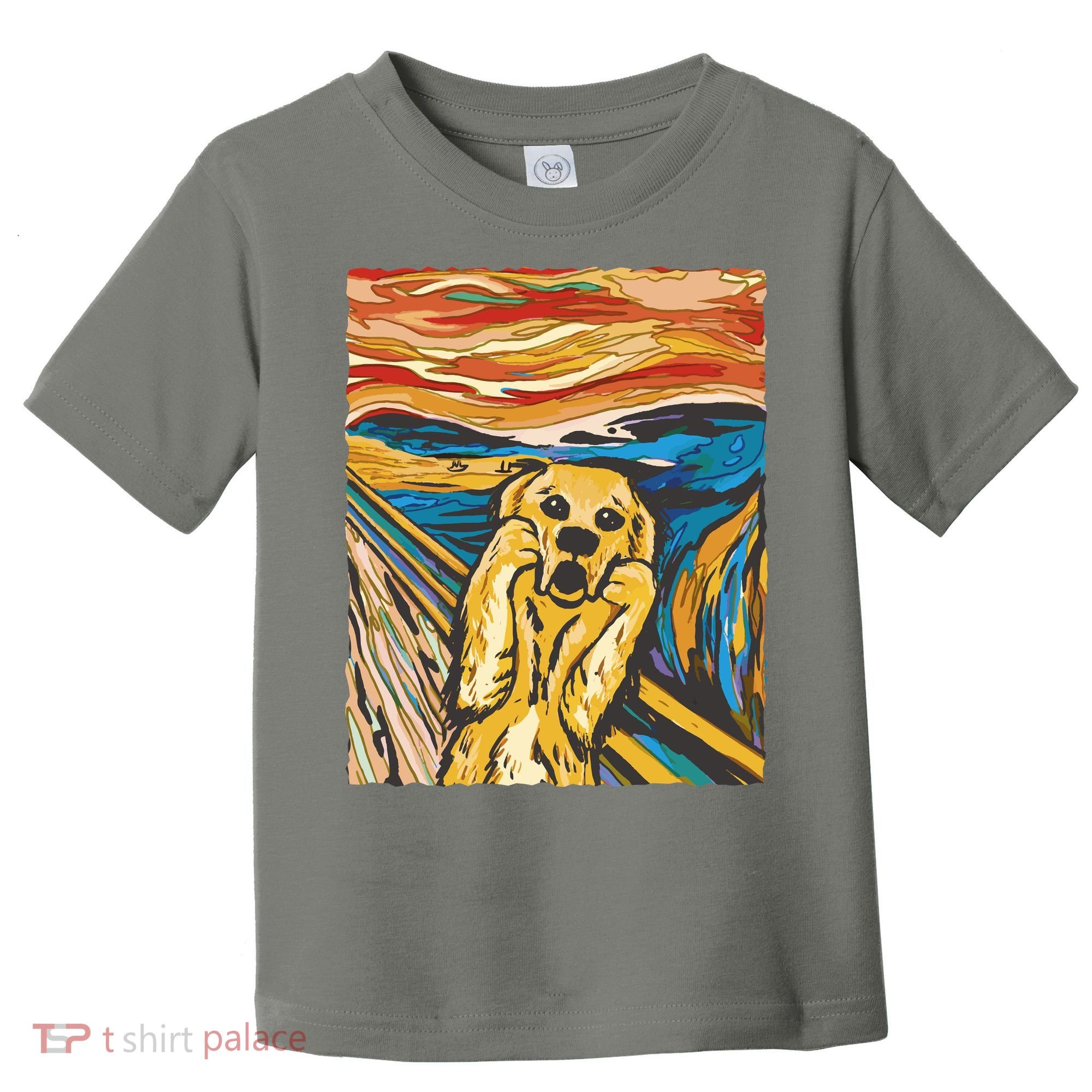 Scream Dog Painting Toddler T-Shirt