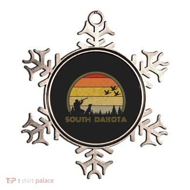 South Dakota Pheasant Hunter Bird Hunting Sunset Retro Ornament