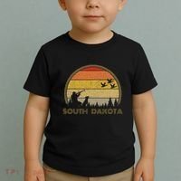 South Dakota Pheasant Hunter Bird Hunting Sunset Retro Toddler T-Shirt thumb 2