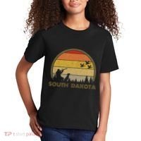South Dakota Pheasant Hunter Bird Hunting Sunset Retro Kids T-Shirt thumb 2