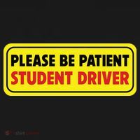 Student Driver Please Be Patient New Drivers Safety Warning Rookie Driver Mousepad thumb 1