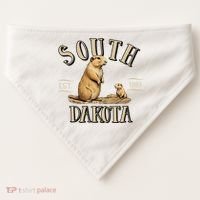 South Dakota Prairie Dogs USA-Made Doggie Bandana thumb 0