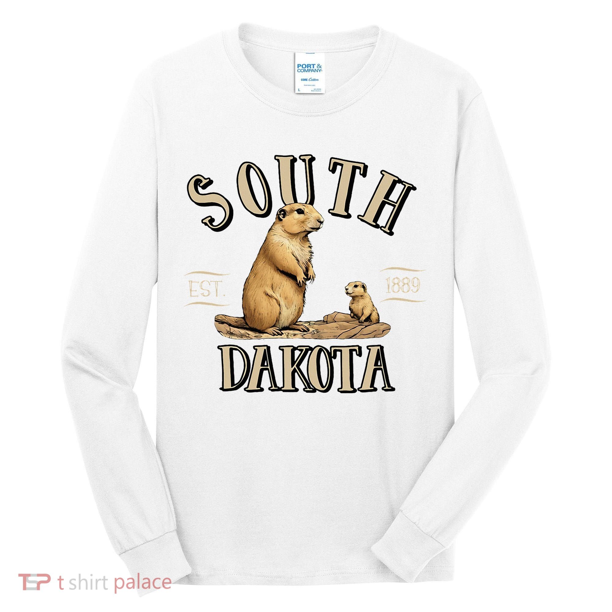 South Dakota Prairie Dogs Tall Long Sleeve Shirt