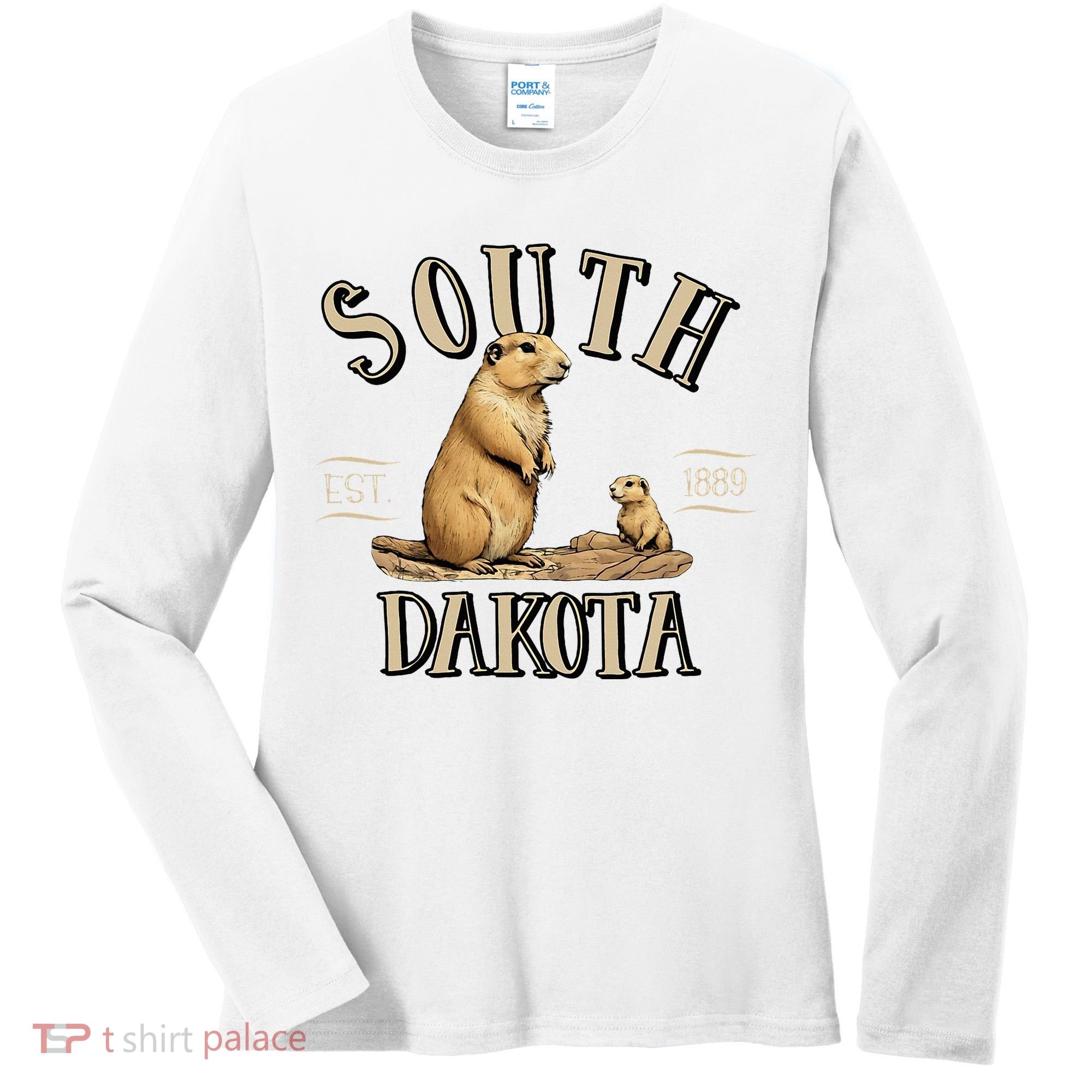 South Dakota Prairie Dogs Women's Long Sleeve Shirt
