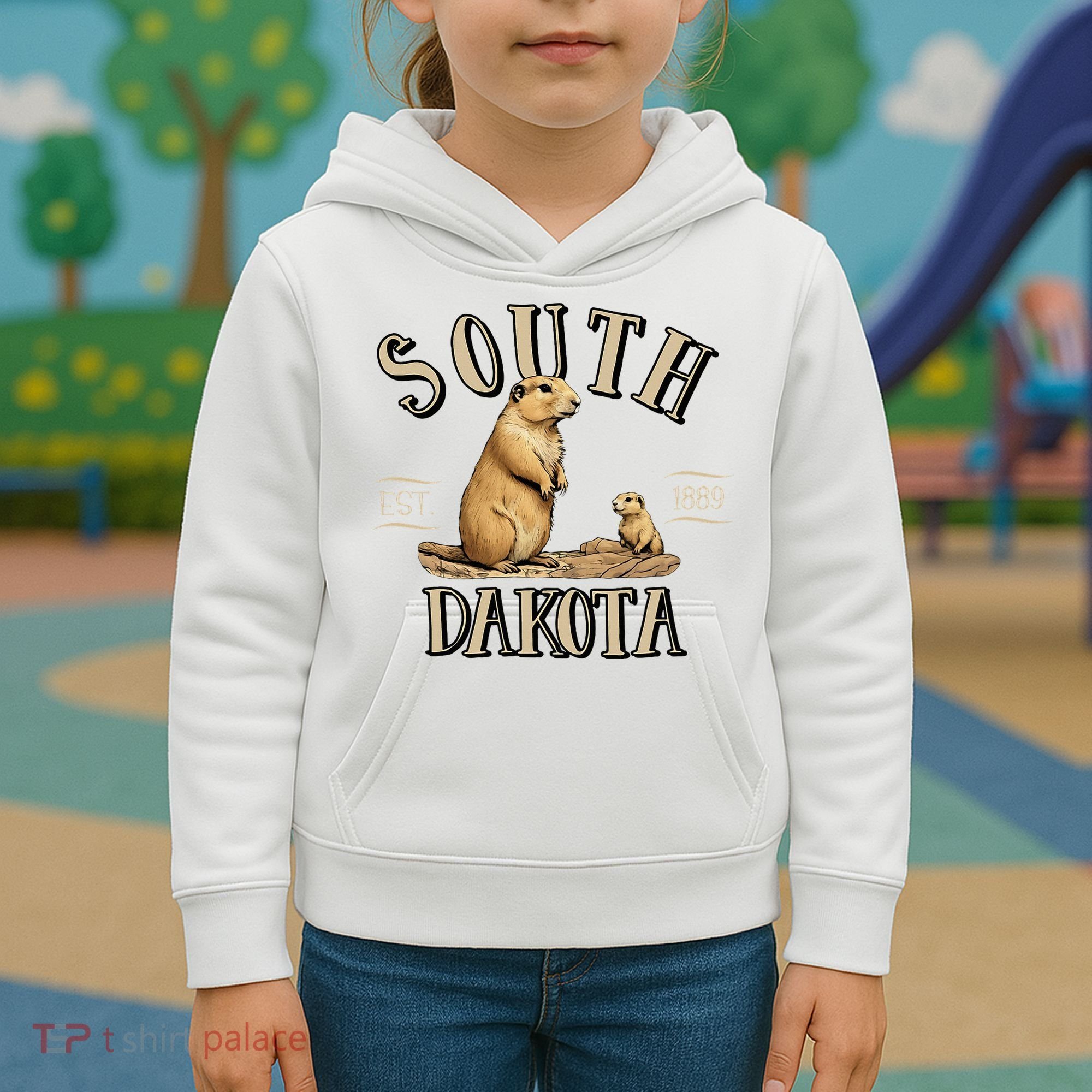 South Dakota Prairie Dogs Kids Hoodie