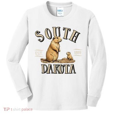 South Dakota Prairie Dogs Kids Long Sleeve Shirt