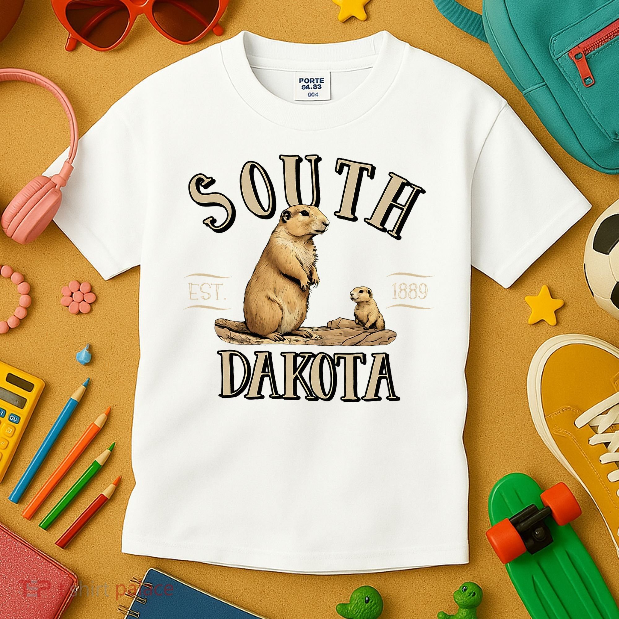 South Dakota Prairie Dogs Kids T-Shirt