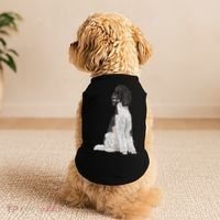 Sitting Dog Poodle Doggie Tank thumb 2