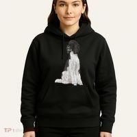 Sitting Dog Poodle Hoodie thumb 5