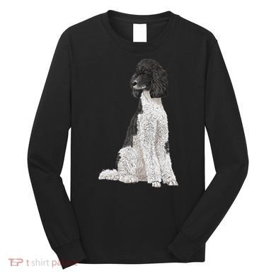 Sitting Dog Poodle Long Sleeve Shirt