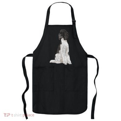 Sitting Dog Poodle Apron