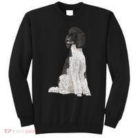Sitting Dog Poodle Sweatshirt thumb 0