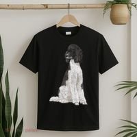 Sitting Dog Poodle T-Shirt thumb 2