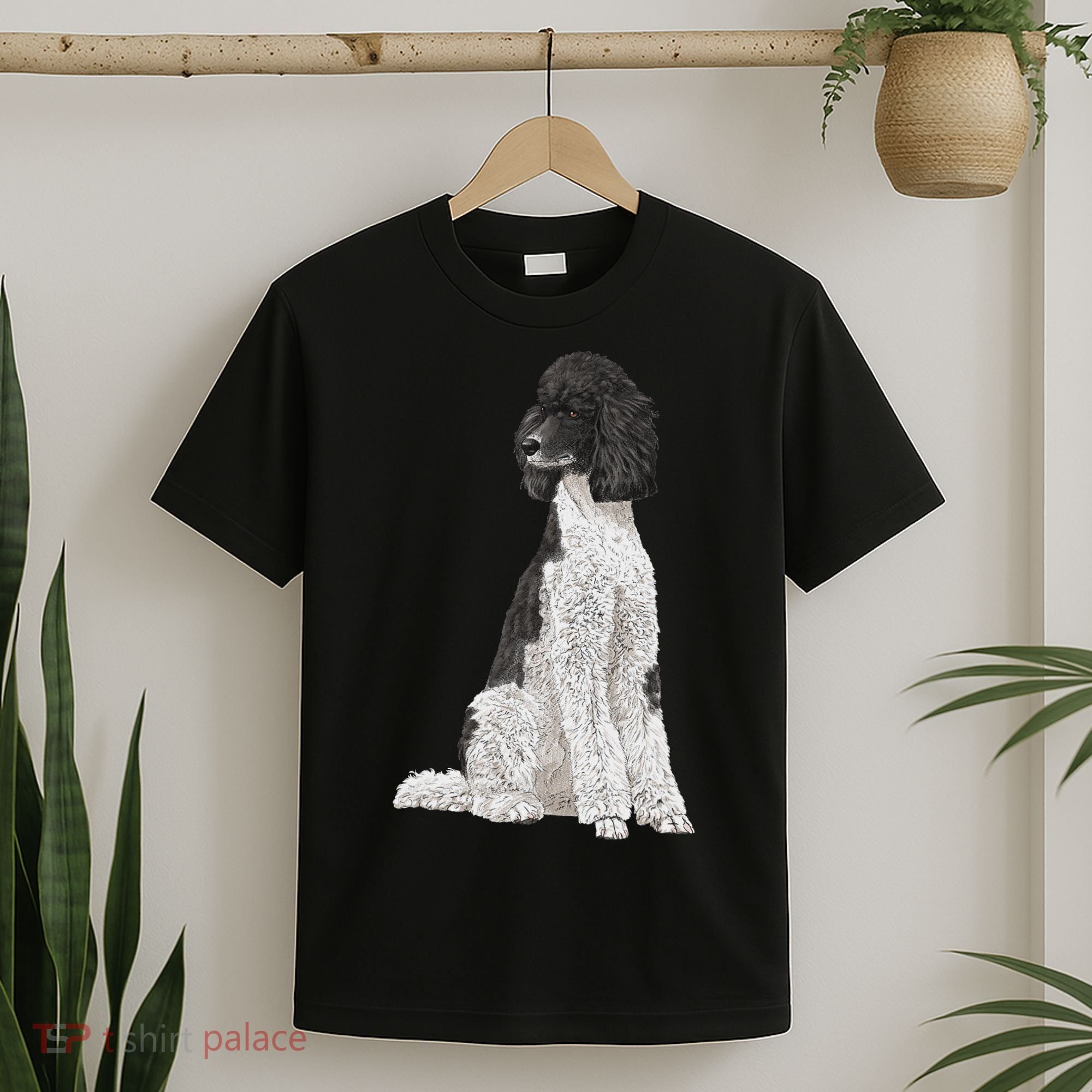 Sitting Dog Poodle T-Shirt