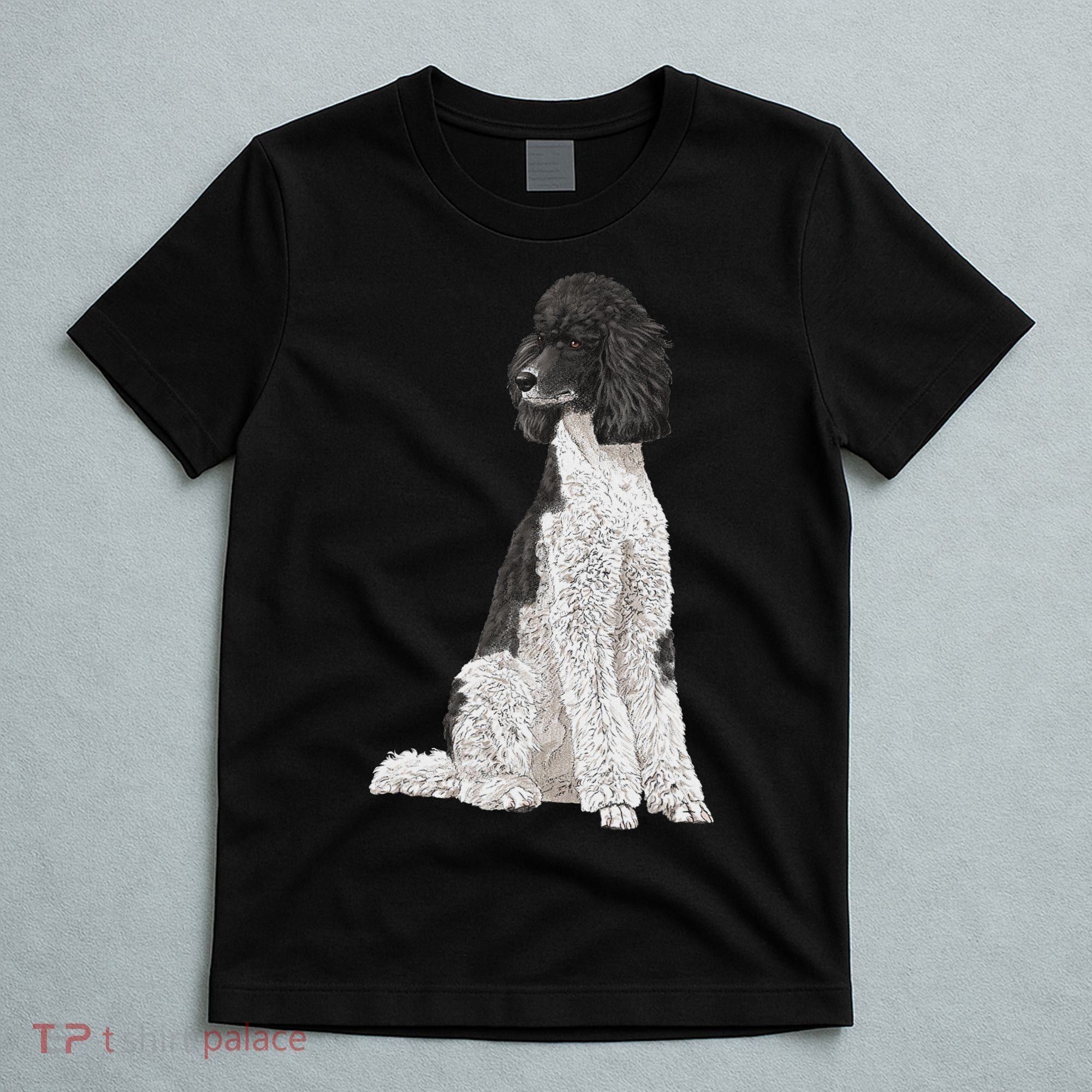 Sitting Dog Poodle T-Shirt