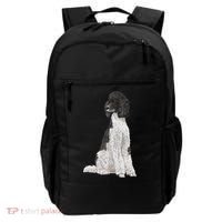 Sitting Dog Poodle Backpack thumb 0