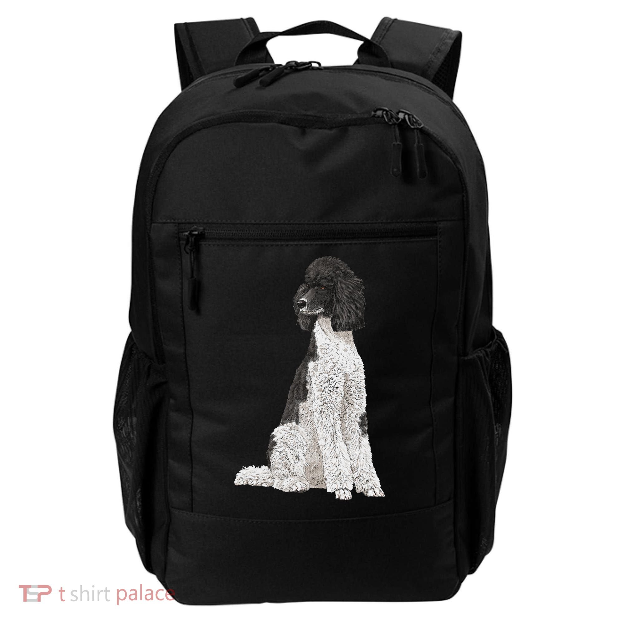 Sitting Dog Poodle Backpack
