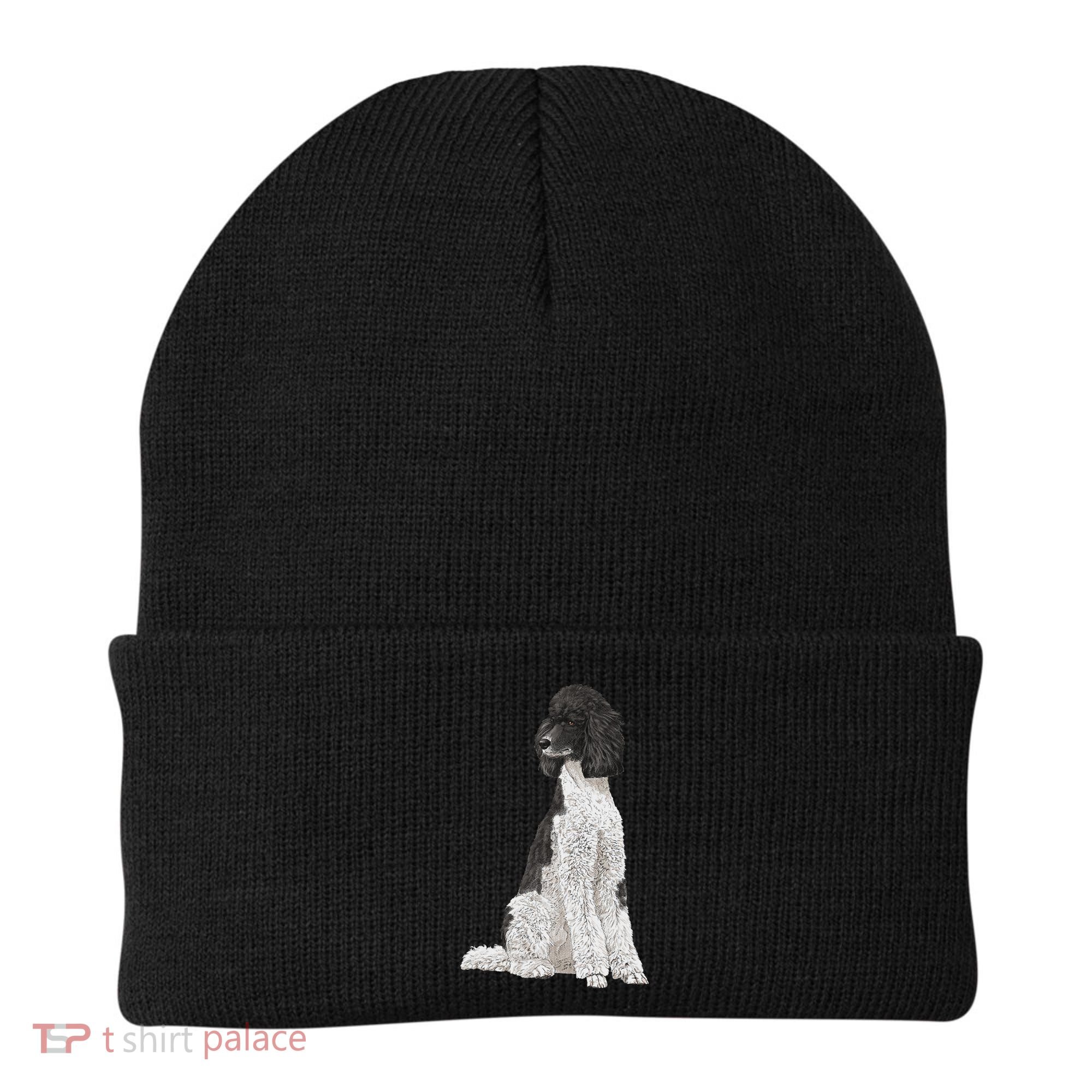 Sitting Dog Poodle Beanie