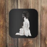 Sitting Dog Poodle Coaster thumb 0