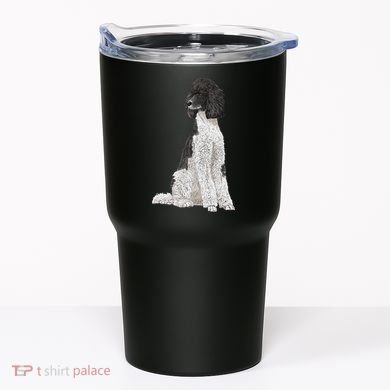 Sitting Dog Poodle Tumbler