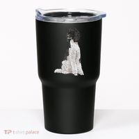 Sitting Dog Poodle Tumbler thumb 0