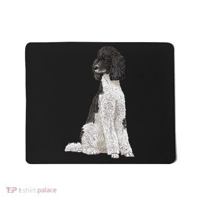 Sitting Dog Poodle Mousepad