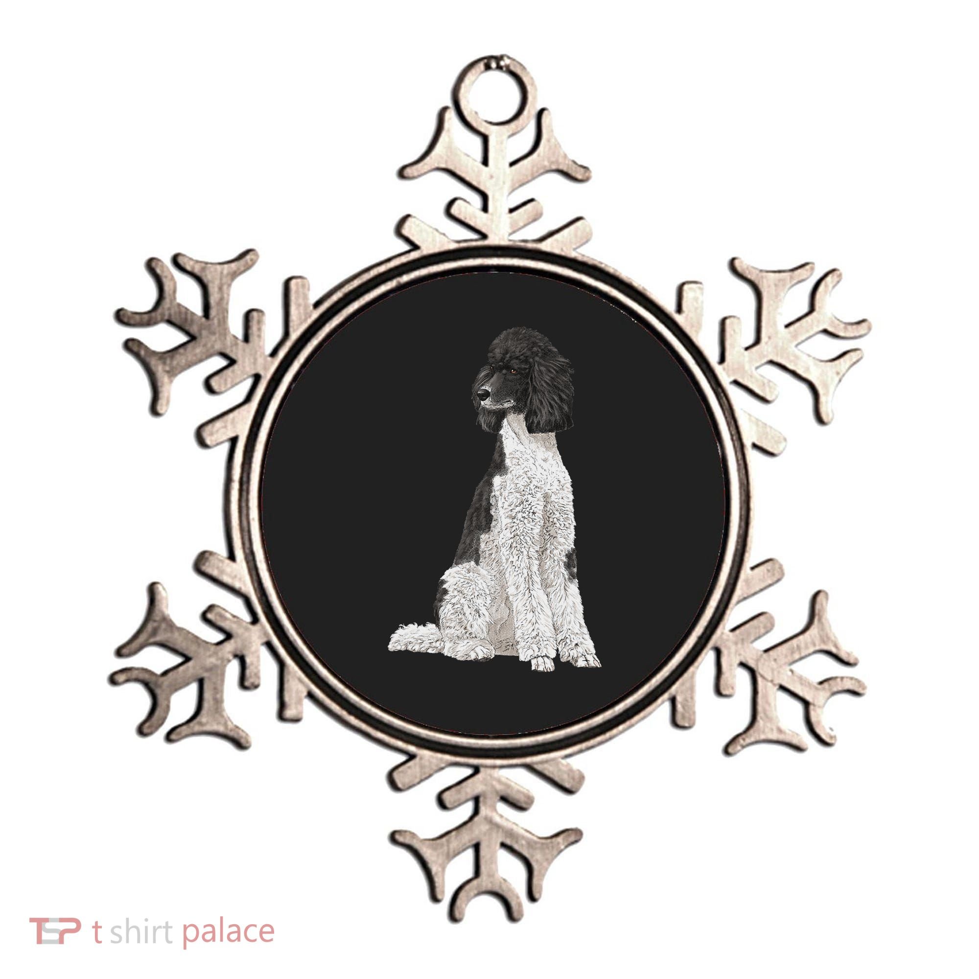 Sitting Dog Poodle Ornament