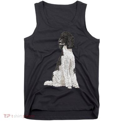Sitting Dog Poodle Tank Top
