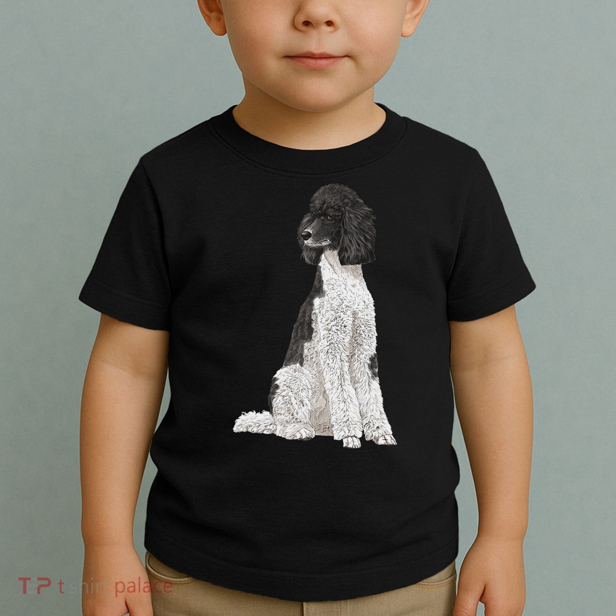 Sitting Dog Poodle Toddler T-Shirt