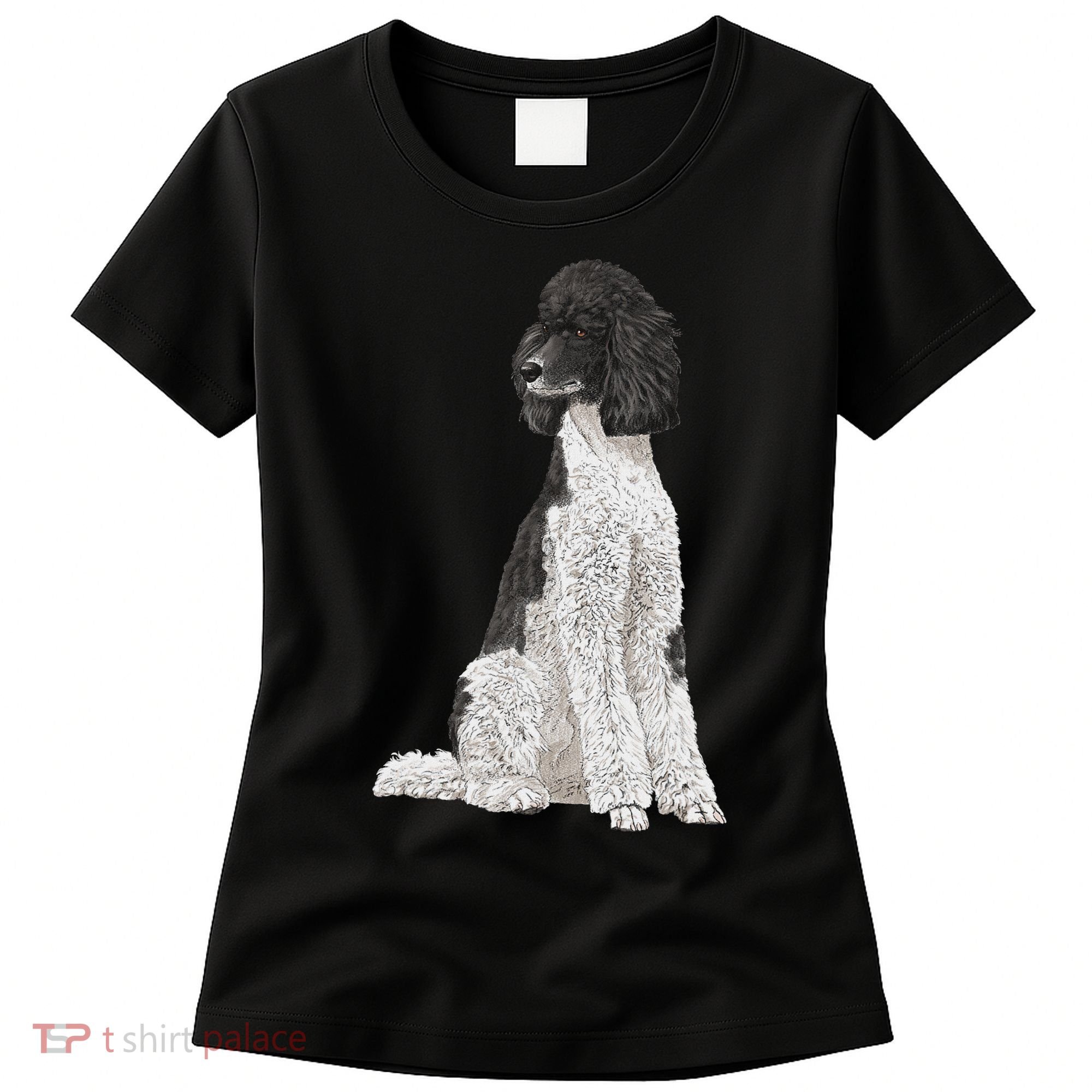 Sitting Dog Poodle Women's T-Shirt