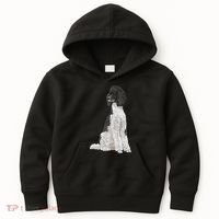Sitting Dog Poodle Kids Hoodie thumb 0