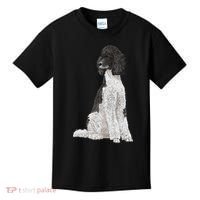 Sitting Dog Poodle Kids T-Shirt thumb 0
