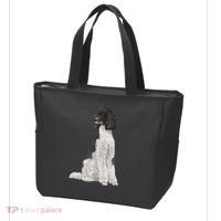 Sitting Dog Poodle Tote Bag thumb 3