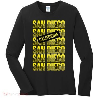 San Diego Repeat Women's Long Sleeve Shirt