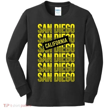 San Diego Repeat Kids Long Sleeve Shirt