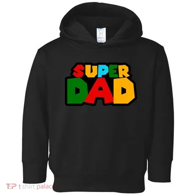 Super Dad Retro Gift Toddler Hoodie