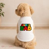 Super Dad Retro Gift Doggie Tank thumb 2