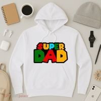 Super Dad Retro Gift Hoodie thumb 3