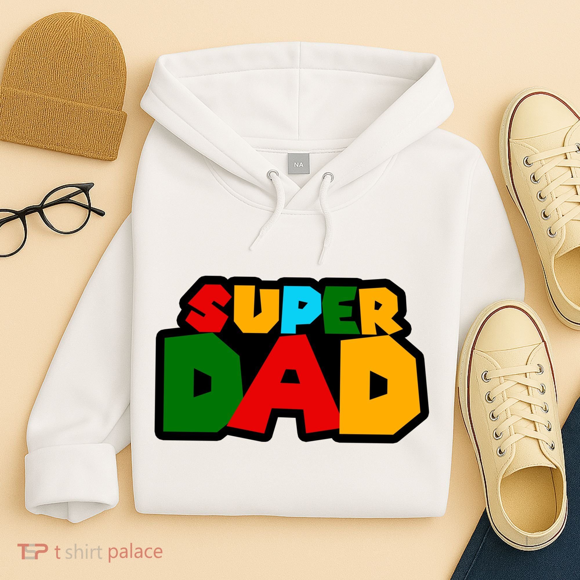 Super Dad Retro Gift Hoodie
