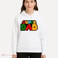 Super Dad Retro Gift Hoodie thumb 5