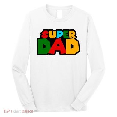 Super Dad Retro Gift Long Sleeve Shirt