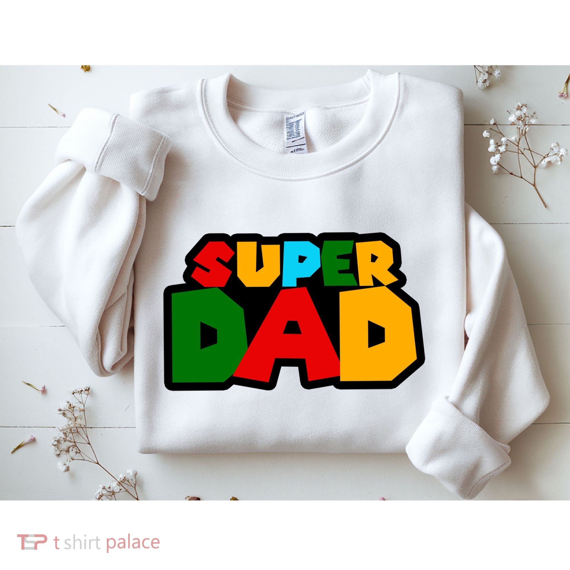 Super Dad Retro Gift Sweatshirt