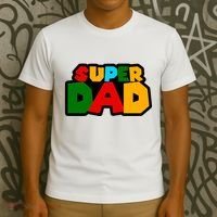 Super Dad Retro Gift T-Shirt thumb 3