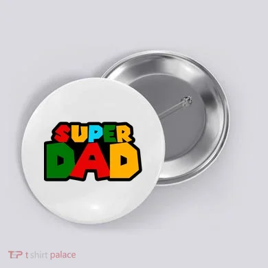 Super Dad Retro Gift Button