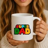 Super Dad Retro Gift Coffee Mug thumb 3