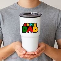 Super Dad Retro Gift Tumbler thumb 2