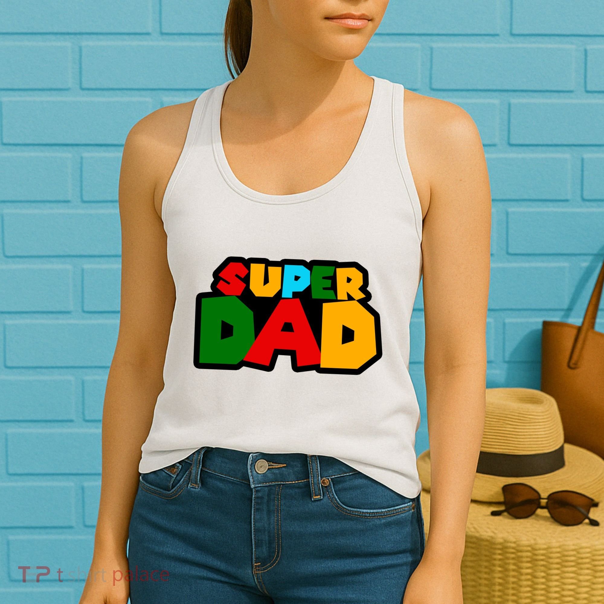 Super Dad Retro Gift Women's Tank Top