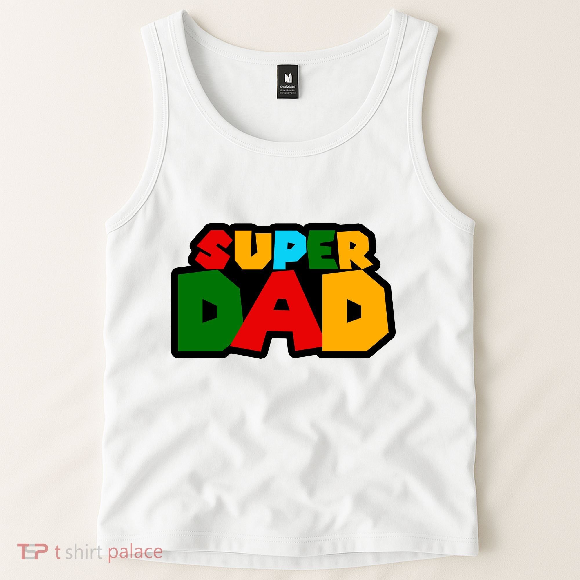 Super Dad Retro Gift Tank Top