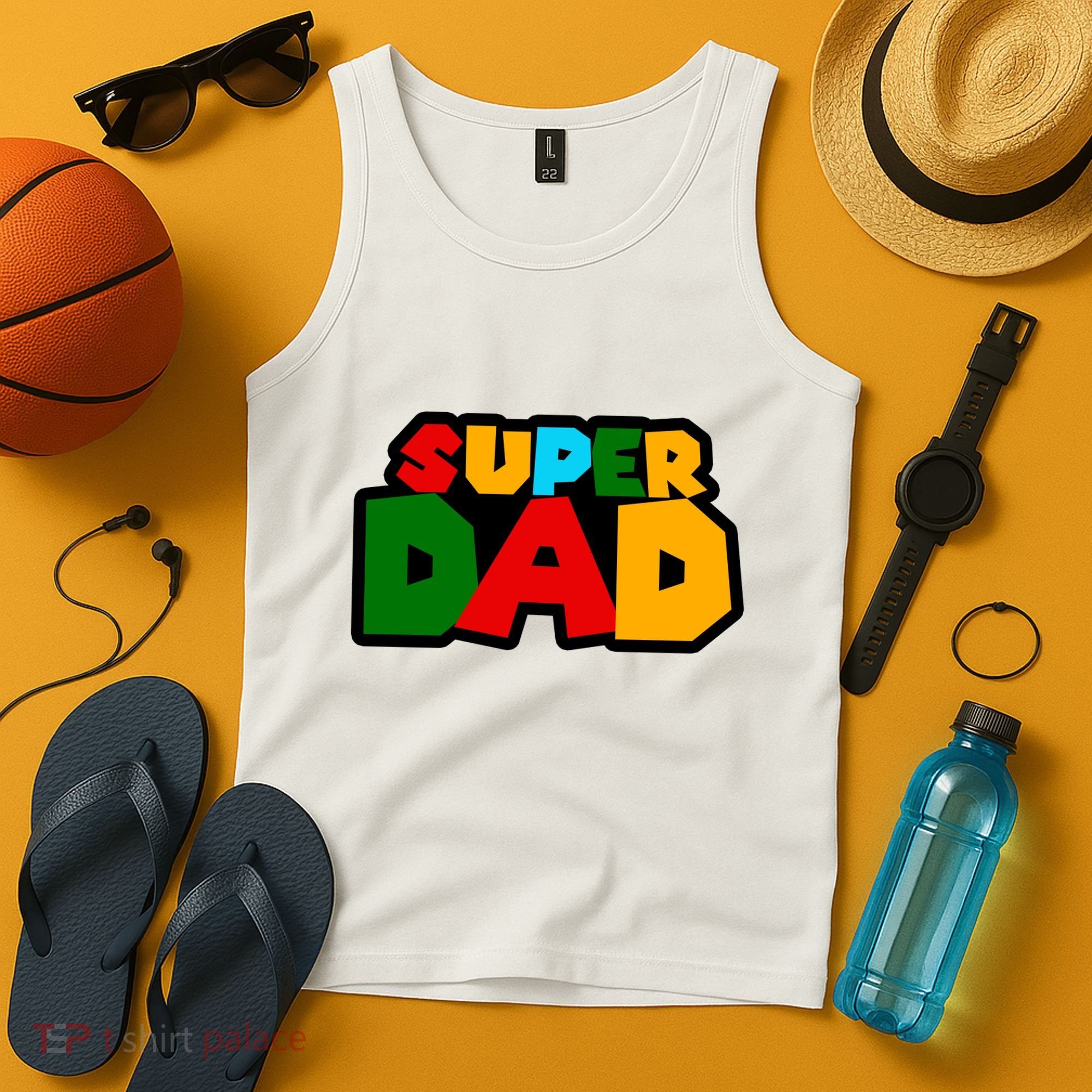 Super Dad Retro Gift Tank Top